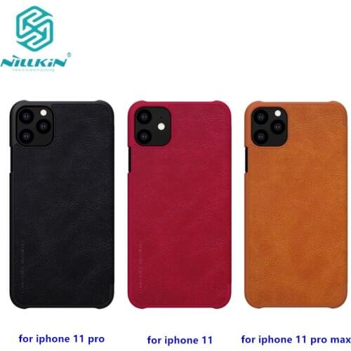 Case for iPhone 11/11 pro cover NILLKIN Qin Vintage Wallet Flip Cover Case funda for iphone 11 pro max Flip PU Leather Case