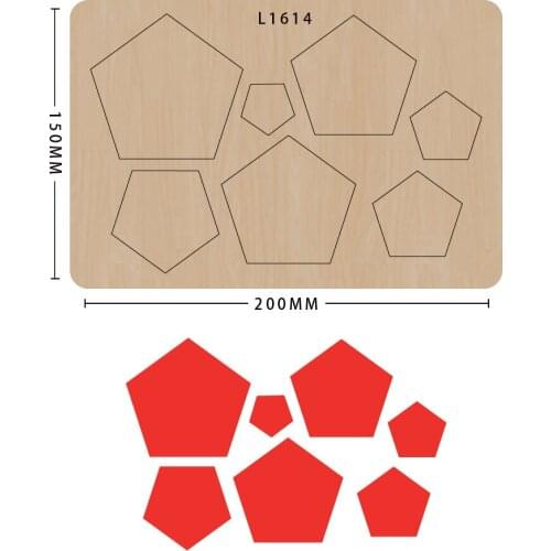 Wood cutting dies DIY for scrapbooking new wooden die mould Suitable for common die-cutting machines in the market