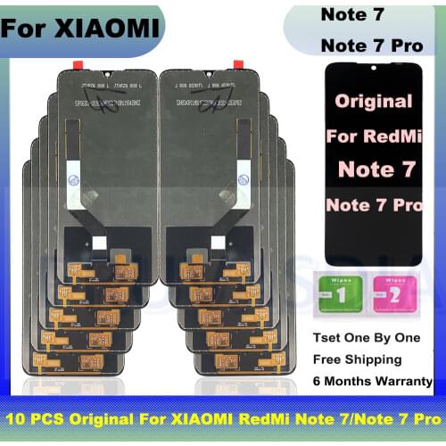 10 PCS Original 6.3" Display with frame for Xiaomi Redmi Note 7 Pro LCD Touch Screen For RedMi Note7 Pro LCD Digitizer Assembly