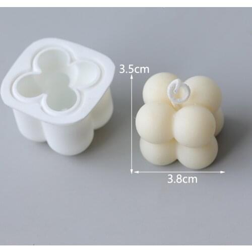Diy Candles Mould Soy Wax Candles Mold Aromatherapy Plaster Candle 3d Silicone Mold Hand-made Soy Candles Aroma Wax Soap Molds