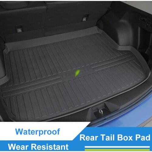 QHCP Car Trunk Mats Waterproof TPE Cargo Liner Tray Rubber Pads Fit For Subaru Outback 2015-2019 Forester 2013-2019 XV 2012-2019
