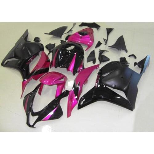 Injection mold Fairing kit for HONDA CBR600RR F5 09 10 11 12 CBR 600RR 2009 2010 2012 ABS Pink black Fairings set+7gifts HF11