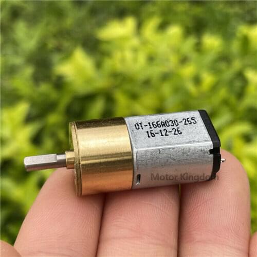 DC 1.5V 3V 3.7V 325RPM Slow Speed High Torque Electric Motor Mini 16mm Full Metal Gear Motor DIY toy
