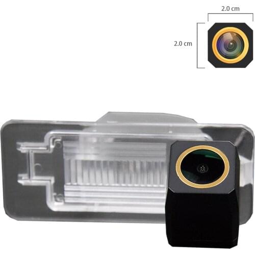 Misayaee Golden HD Car Rear View Reverse Camera Plate Light for BUICK GL8 GL6 2017 2018
