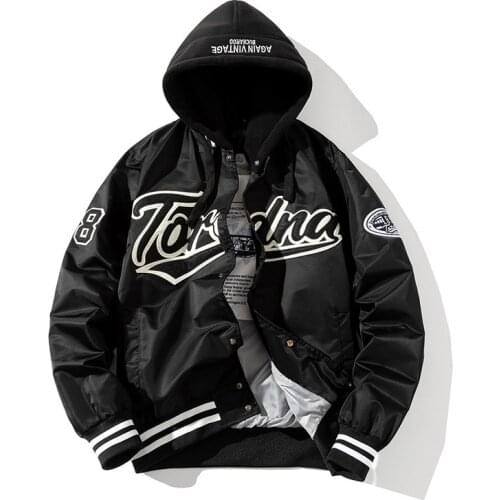 2021 Spring Mens Bomber Jacket New Arrival Digital Letters Printed High Street Windbreaker Single Breasted Coat Women Clothing