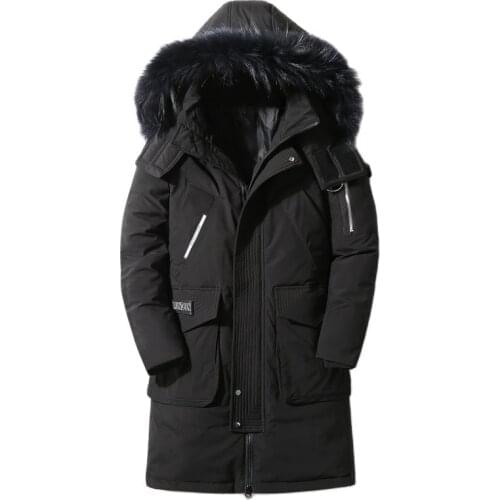 90%Down Jackets 2021 new winter mens down jacket high quality Detachable Fur Collar males jackets thick warm Outdoor windproof