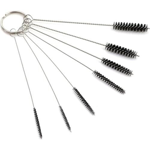 Cleaning Needle Mouth Spray Gun Brushes Set Kit Portable Makeup Brushes Tattoo accessories Tip Tube Tattoo Piercing Clean Tool