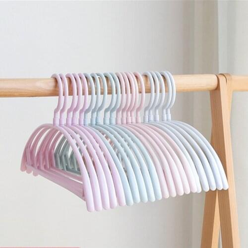 TT Household Invisible Hanger Wardrobe Clothes Hanger Clothes Rack Hook Drying Non-Slip Plastic Hanger Clothes