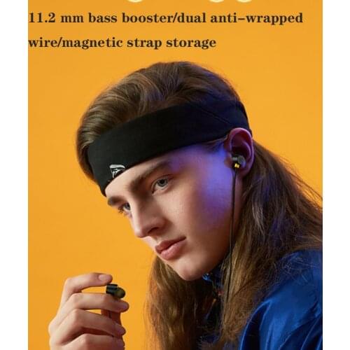 Official Realme Buds 2 Original Earbuds Earphone Bass Enhancement Magnetic 3.5mm Wire Control Headphone With Mic For Q2 7i GT X2