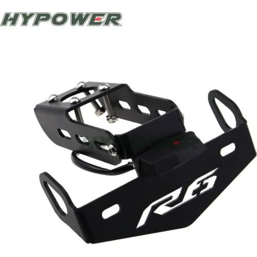 Fit For YAMAHA YZF-R6 YZF R6 2008-2019 fender eliminator registration plate bracket license plate holder led lights