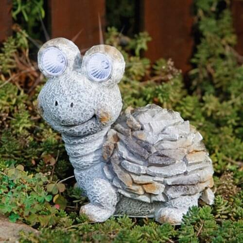 Turtle Statue Solar Power Lamp Outdoor Pathway LED Night Light Outdoor Garden Courtyard LED Solar Powered Lamp