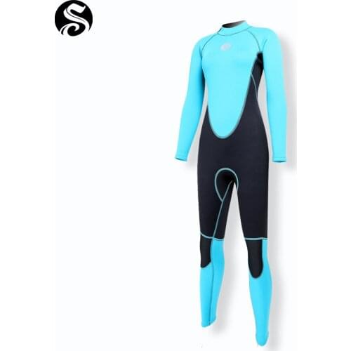 SLINX Women One-piece Diving Suit 3mm Neoprene Thick High-elastic Slim Sunscreen Warm snorkeling suit Swimming Wetsuits