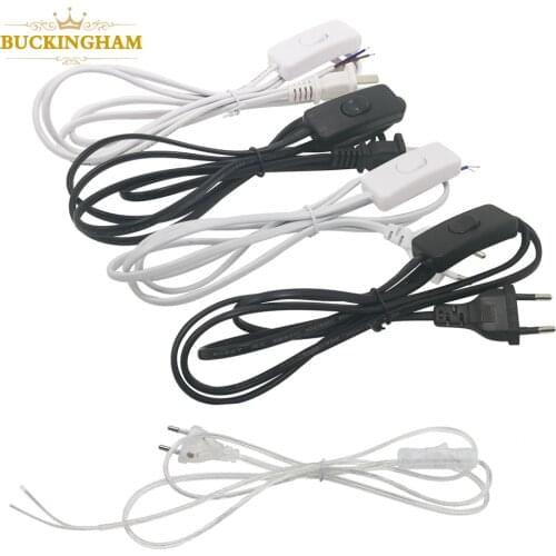 LED Switch Cable Line Modulator Lamp Line ON/OFF Controller For Table Lamp EU/US Plug AC110V/220V Electricity Wire