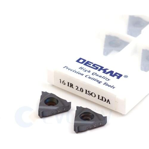 16IR 0.5ISO 1.0ISO 16IR 1.25ISO 1.5ISO 16IR 2.0ISO 2.5ISO 16IR 3.0ISO 3.5ISO LDA Carbide inserts CNC metal Thread turning tools