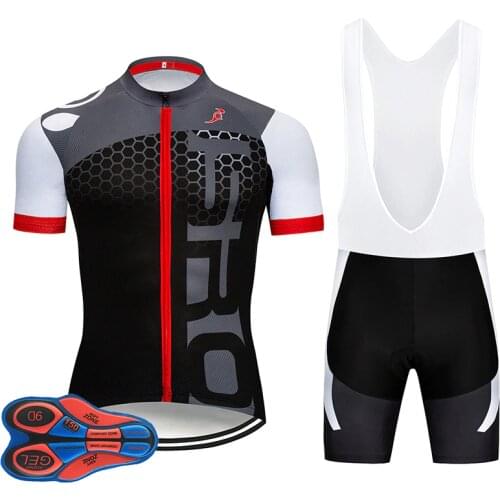 Cycling Jersey Bicycle Wear Ropa Ciclismo 9D GEL PAD Rock Bicycle Uniform MTB Bike Clothing Cycling Clothes BALCK top jersey