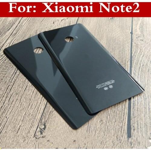 For Xiaomi Mi Note 2 Battery Cover Rear Glass Door Housing Replacement For Mi note2 Battery Cover Back Glass Case