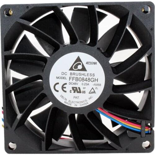 Delta Electronics FFB0848GH AM88 DC 48V 0.23W 80x80x25mm 4-wire Server Cooling Fan