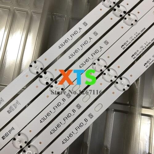 43LF51-FHD-A 43LF51-FHD-B LED strip For LG 43" TV 43LX300C-CA LGE_WICOP_FHD 43inch _rev00_A B 43LW300 43LH5100 43LH5700 43UJ620V