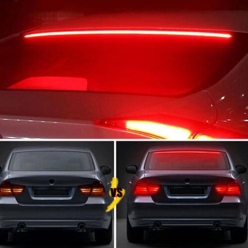 12V Car LED Strip Light Bar 90CM Flowing Brake lights Universal Multi/Single Mode Third Additional Light Car-styling Accessories