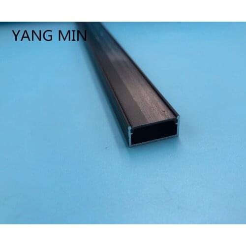 Free Shipping New Design 2000mmX18mmX8.5mm Under Counter Cabinet Light Kit Aluminium Profile For LED Strip Round Opal Profile