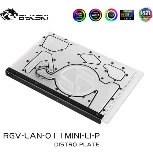 Bykski RGV-LAN-O11MINI-LI-P Distro Plate for LianLi O11 Mini Chassis