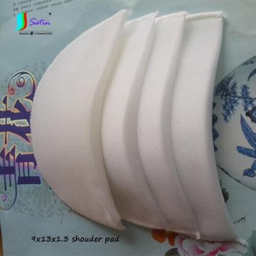 Hot Sale Cheap Price 10 Pairs DIY Coat Sweater Thin Clothes Decorate White Washable Sponge Shoulder Pad S0412L