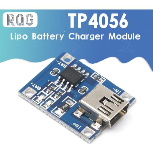 Mini USB 5V 1A 18650 TP4056 Lithium Battery Charger Module Charging Board With Protection Dual Functions 1A Li-ion