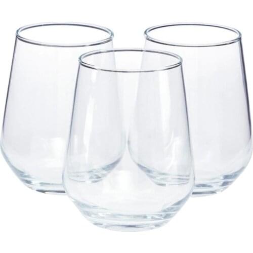 Set of 3 Allegra Soft Drink Glasses Elegant Product useful stylish appearance long lasting robust high quality