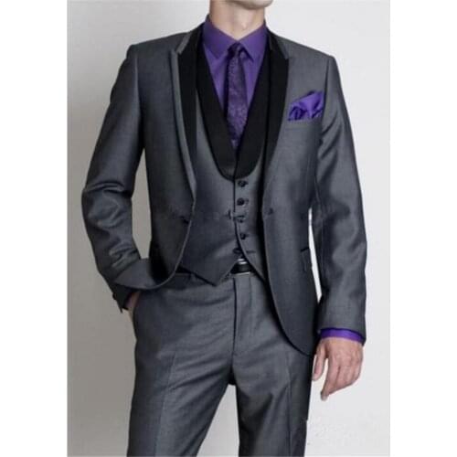 New Classic Men’s Suit Smolking Noivo Terno Slim Fit Easculino Evening Suits For Men Casual Single Breasted Wedding Groom Stylis