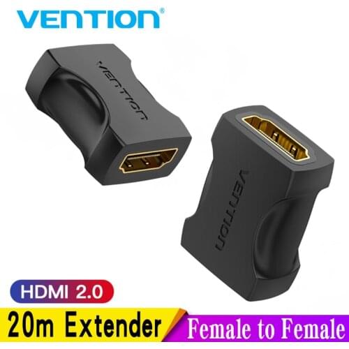 Vention HDMI Extender Adapter HDMI Female to Female Connector 4k HDMI 2.0 Extension Converter Adapter for PS4 Monitor HDMI Cable
