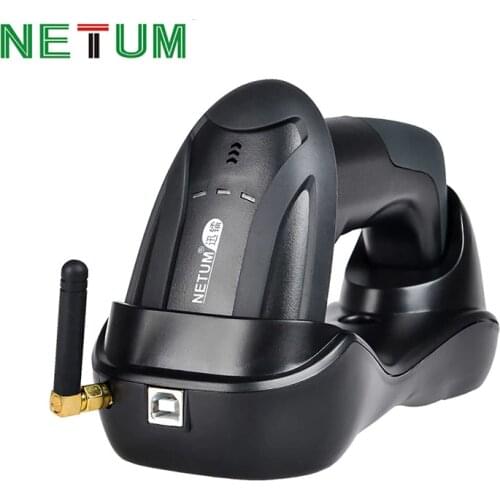 NETUM Handheld Wireless Barcode Scanner Easy Charging 2.4G Cordless CCD Bar code Reader for POS and Inventory NT-H2