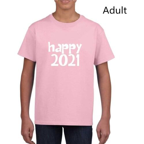 Happy 2021 Unisex Tee-Shirt Youth T-Shirt Gamer Youth Tee Shirt Summer Cotton Cute Video Game Male Shirt Family Outfits Clothes