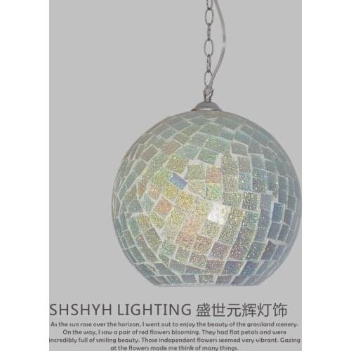 Bohemia Glass Lamp Shade Aisle Corridor Dining Room Single Head Pendant Light pendant lights