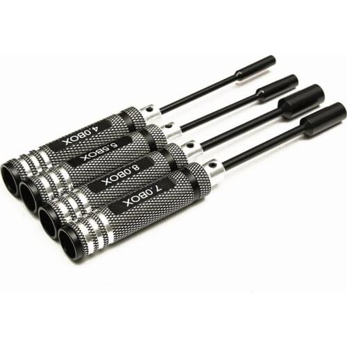 RC DIY Tools 4.0mm 5.5mm 7.0mm 8.0mm crew Driver Wrench set Hex Key Socket Screwdriver set for RC Model RC DIY Repair