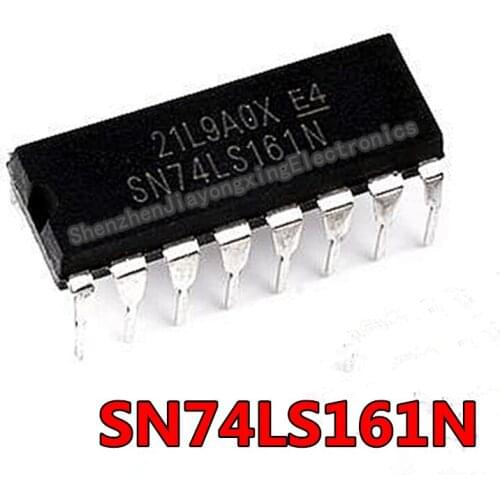10pcs SN74LS161N DIP16 74LS161 DIP16 SN74LS161AN DIP HD74LS161AP DIP-16