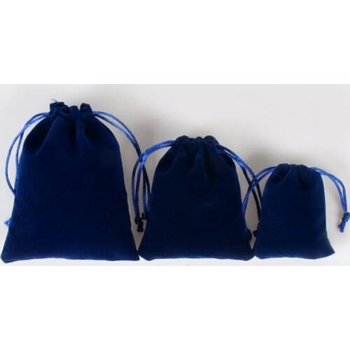 100pcs CBRL velvet drawstring jewelry gift dust bag pouch for cosmetic ring herb storage and packaging