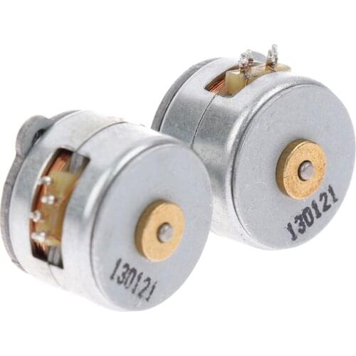 2pcs/set Stepper Motor 15mm Mini 2-phase 4-wire Stepper Motor Small Step Motor