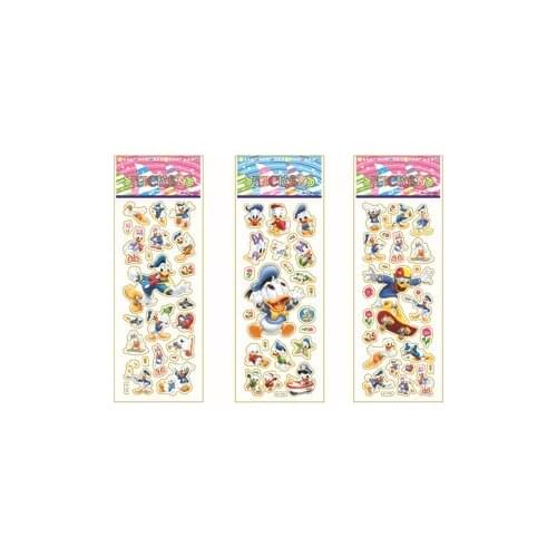 5 pcs/lot Puffy cartoon Donald Duck Daisy girl stickers kid children educational stickers for girl boy srapbooking stickers