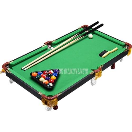93*50cm Childrens Billiard Table Set Mini Pool Table Billiards Table With Balls and Cue Kids Entertainment Play Sport Toy 90B