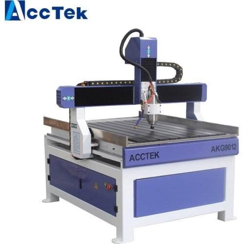 AccTek 3axis cnc machine cutter small 3d engraving cnc router machine with water tank cooling
