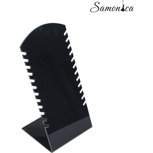 Acrylic 12 Grid Jewelry Display Rack Storage Bracket Necklace Pendant Organizer Jewelry Counter Display Jewelry Case 12cm