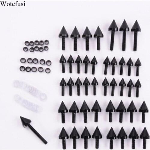 Wotefusi Spike Fairing Bolts Aluminum For Honda 1999 2000 CBR 600 F4 01 02 03 04 05 06 F4i [P515]