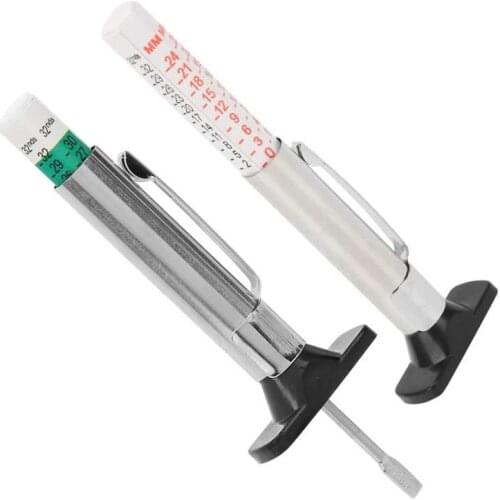 Car accessories Steering Wheels 0‑25mm Car Tire Tread Depth Gauge Tester Portable Car Tyre Measuring Tool Universal