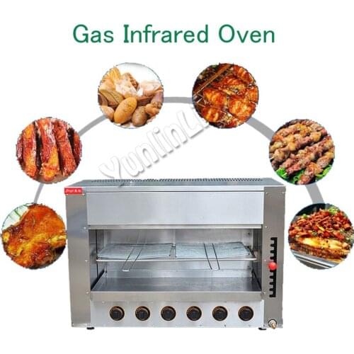 Large Capacity Chicken Roasters Pizza/ Meat Oven Gas Infrared Oven Commericla/ Household Oven FY-16.R