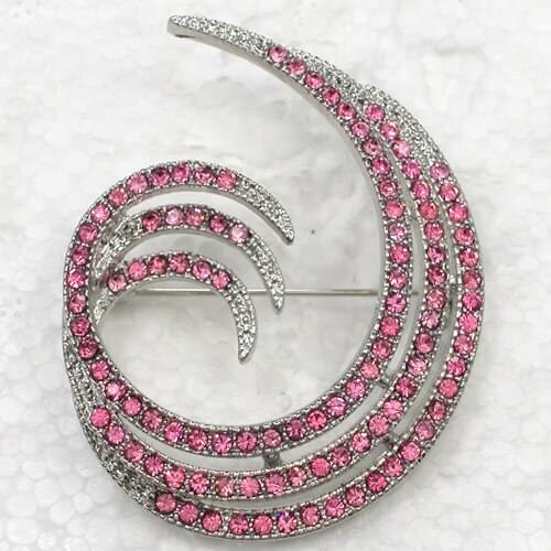Rhinestone pin brooches C346 J