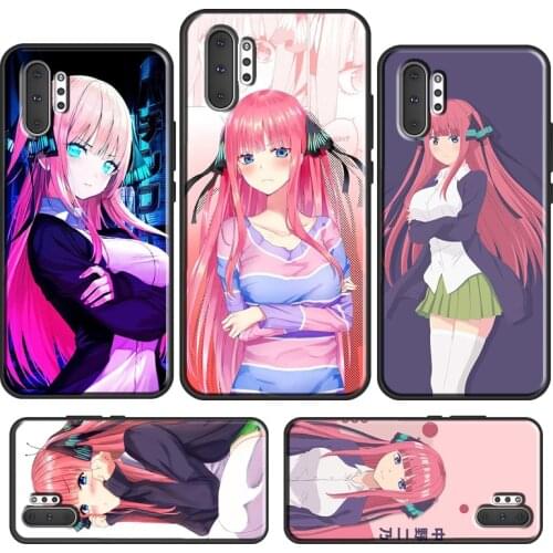 Nakano Nino Gotoubun no Hanayome For Samsung Galaxy S21 Ultra S20 FE S10 Plus S8 S9 S10E Phone Case For Note 20 10 9 Cover
