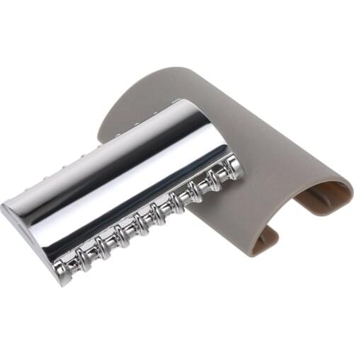 Stainless Steel Double Edge Safety Razor Open Comb Head Men Safety Razor Head Beard Shaving Tool for Barber Male Home Use