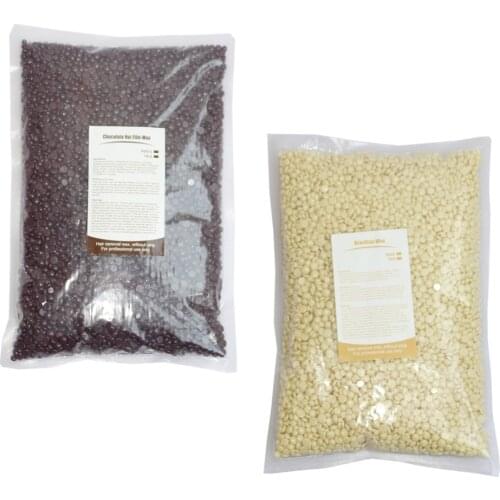 2Bags Professional Hot Film Bikini Depilatory Hard Wax Bean Hair Removal 1KG