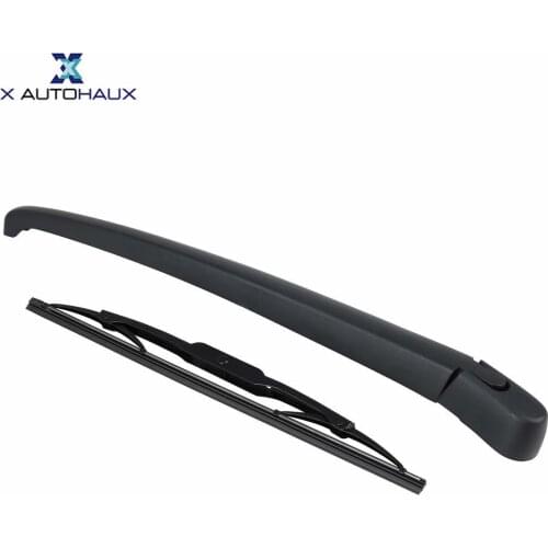 X AUTOHAUX Rear Windshield Wiper Blade Arm Set for 2004-2008 Hyundai Tucson 2004-2009 Kia Sportage