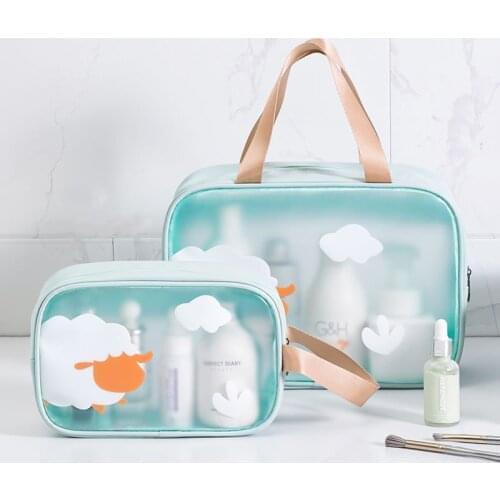 Travel Necessaire Cosmetic Bag Make Up Toiletry Organize Beach Handbag Waterproof Daily Necessities Storage Pouch Accessories